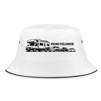 Moi et mes abonnés - Camping-car - Embouteillage - Bob - blanc/marine - Devant