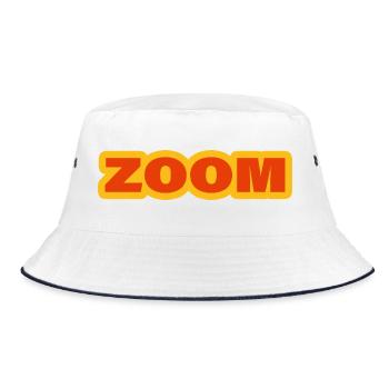 Zoom - Bucket Hat - white/navy - Front