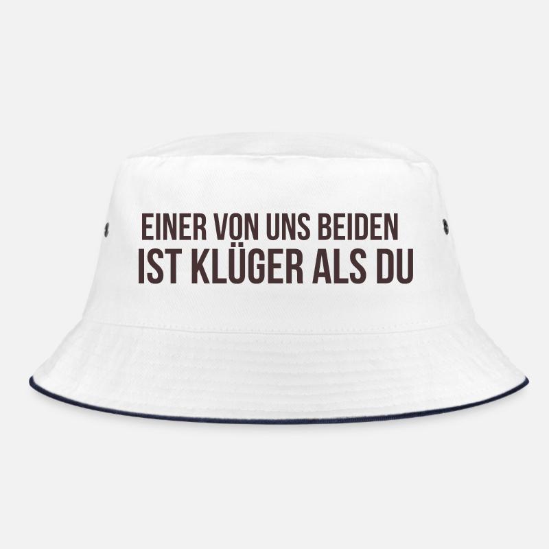 Einer von uns beiden ist klüger als du Bucket Hat