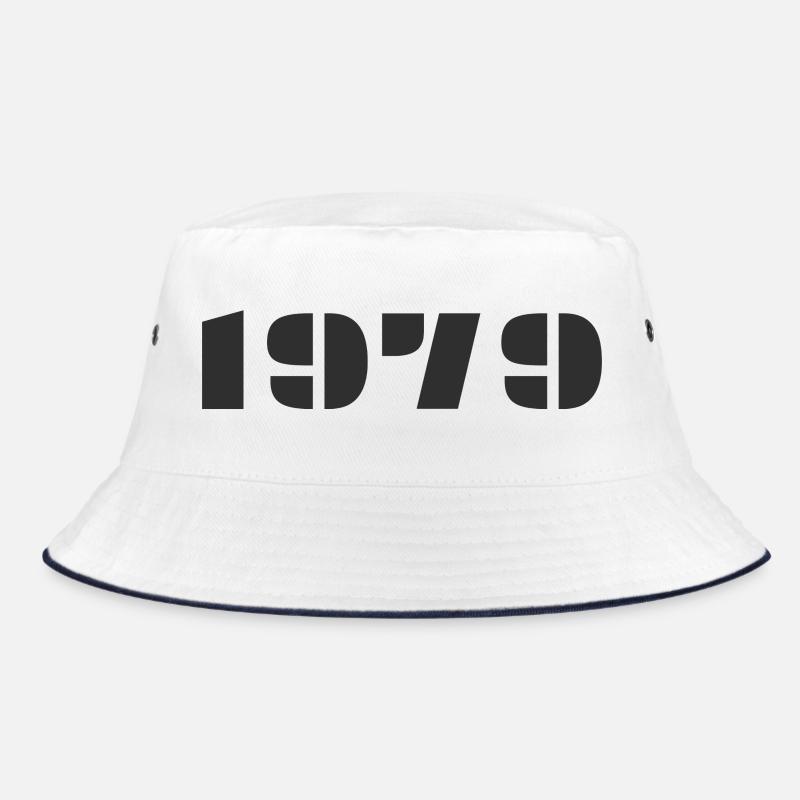 1979 - Bucket Hat - white/navy