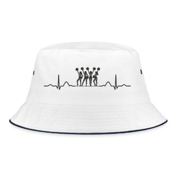 Cheerpom pom girls Mom Cheerleading - Bob - blanc/marine - Devant