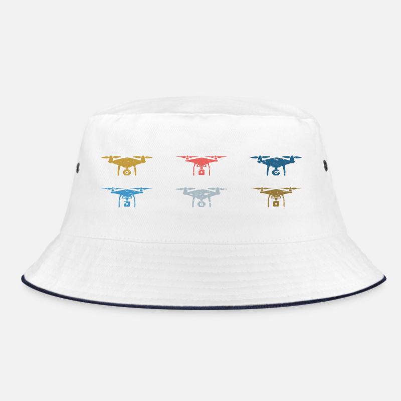 Heartbeat Drone Drones Bucket Hat