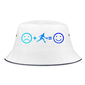 Joueurs de pickleball pour les fans d’athlètes de pickleball - Bob - blanc/marine - Devant