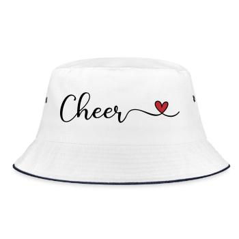 Cheer - Bucket Hat - white/navy - Front