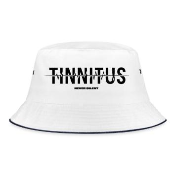 Tinnitus - Bucket Hat - white/navy - Front