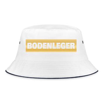 Vocation as a floor layer - Bucket Hat - white/navy - Front