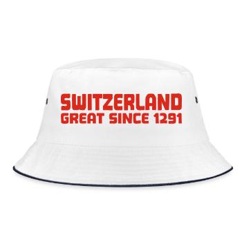 Suisse - Grande depuis 1291 - Schweiz - Schwiiz - Bob - blanc/marine - Devant