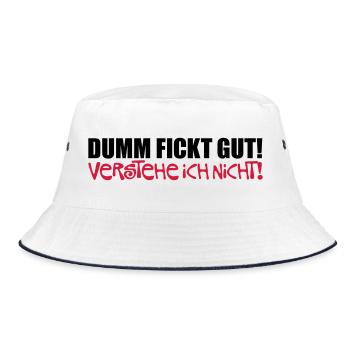 Dumm fickt gut - verstehe ich nicht - Bob - blanc/marine - Devant