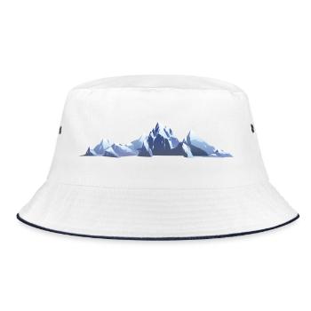 Montagnes | Montagne - Bob - blanc/marine - Devant