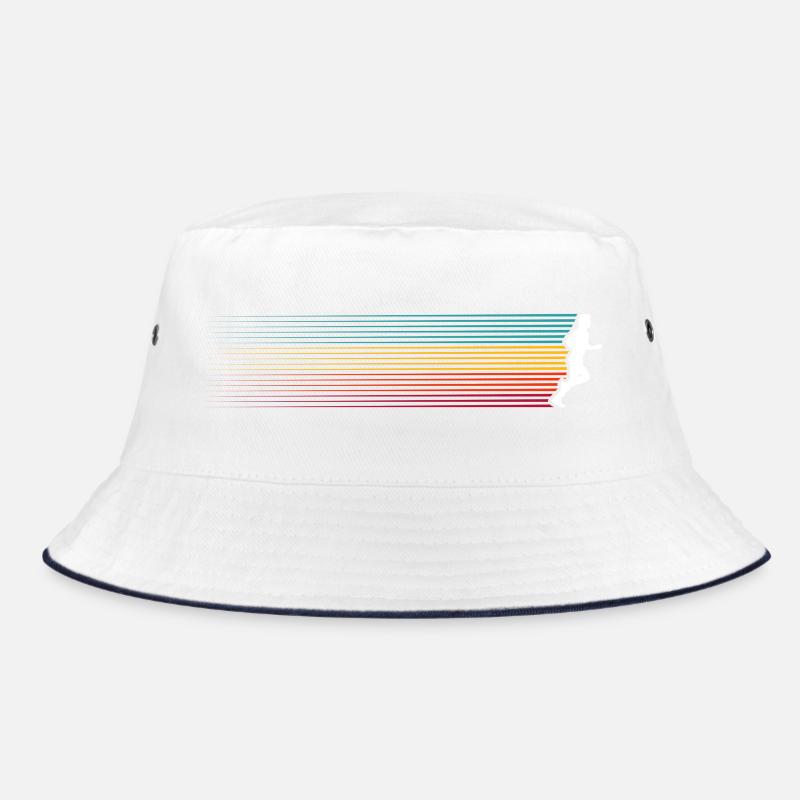 Silhouette de la Course à rayures arc-en-ciel Bob