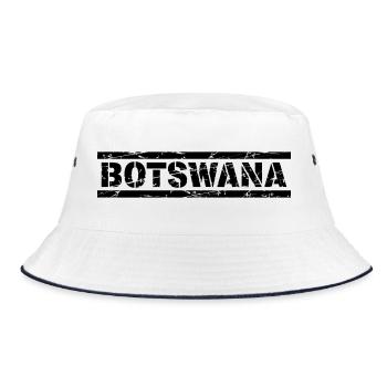Botswana - Bucket Hat - white/navy - Front