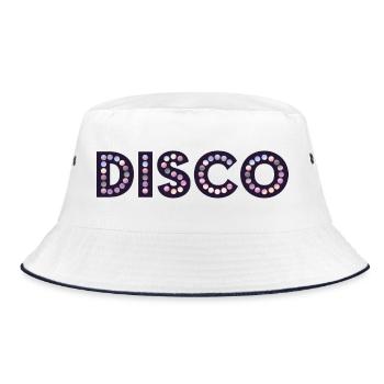 Disco - Bucket Hat - white/navy - Front