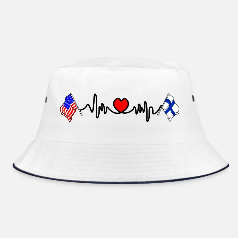 Cardio avec le drapeau des États-Unis et le drapeau de la Finlande Bob