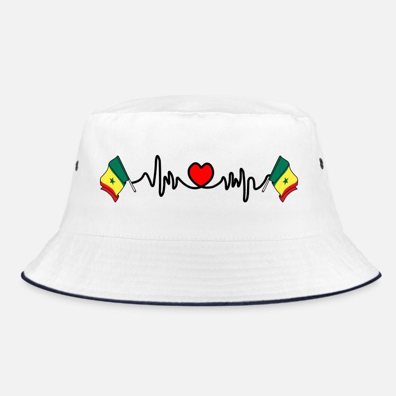 Herzfrequenz-Cardio für Senegal Bucket Hat