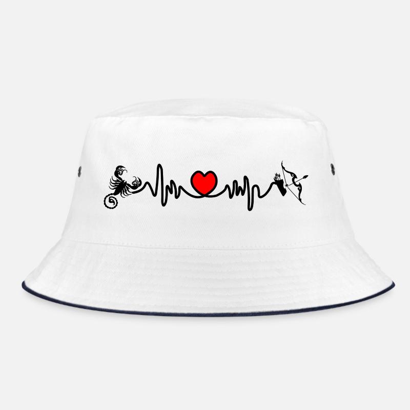 Herzfrequenz Cardio Skorpion Schütze Bucket Hat