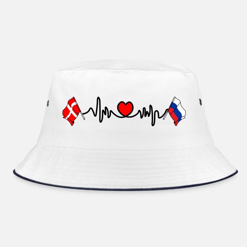 Cardio cardiaque Drapeau Danemark, drapeau Russie Bob