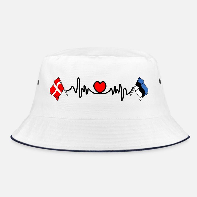 Cardio heart Drapeau Danemark, drapeau Estonie Bob