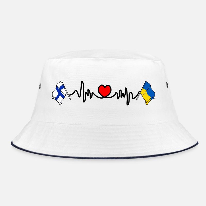 Cardio coeur Drapeau Finlande, drapeau Ukraine Bob