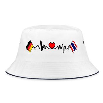 Cardio Heart Flag Allemagne Thaïlande - Bob - blanc/marine - Devant