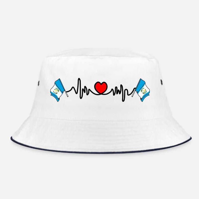 Herzfrequenz Cardio für Guatemala Bucket Hat