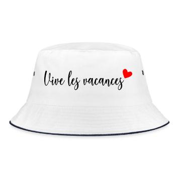 MISTRESS. THANK YOU. THANK YOU MISTRESS. MISTRESS - Bucket Hat - white/navy - Front