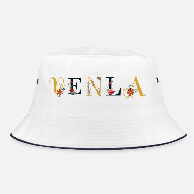 VENLA Name mit Blumen geschmückt Bucket Hat