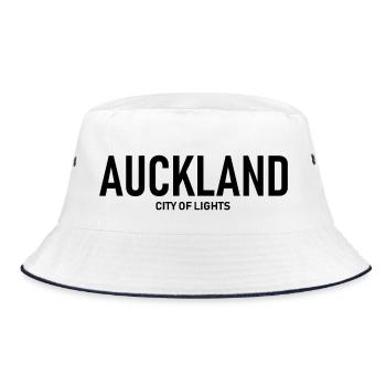 Auckland - Ville Lumière - Nouvelle-Zélande Neuseeland - Bob - blanc/marine - Devant
