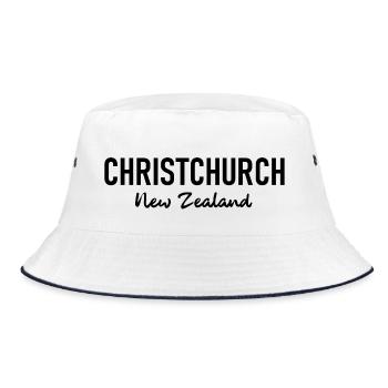 Christchurch - Nouvelle-Zélande - Aotearoa - Kiwi - Bob - blanc/marine - Devant