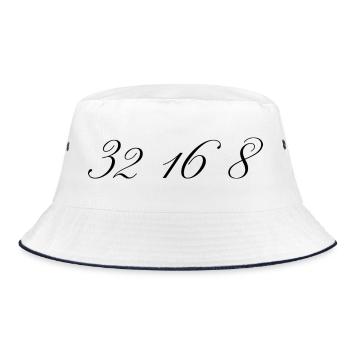 Insider - Bucket Hat - white/navy - Front