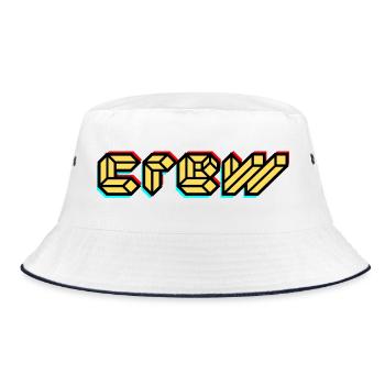 CREW - Team Member - Human Resources - ORGA - Staff - Bucket Hat - white/navy - Front