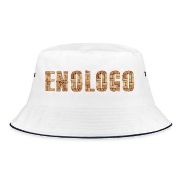 Enologo – Design con tappi di sughero - Bob - blanc/marine - Devant
