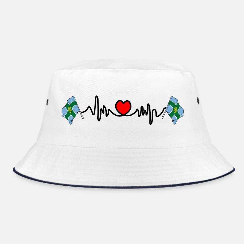 Derbyshire Heartbeat Bucket Hat