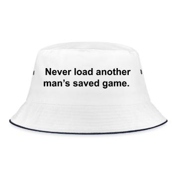 Never Load La partie sauvegardée d’un autre homme - Bob - blanc/marine - Devant