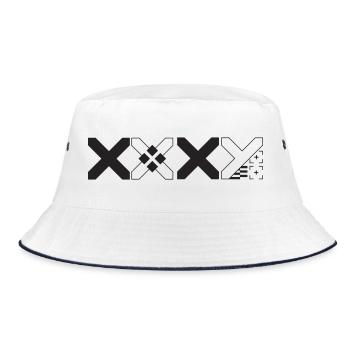 Printstream CS2 - Bucket Hat - Weiß/Navy - Vorne