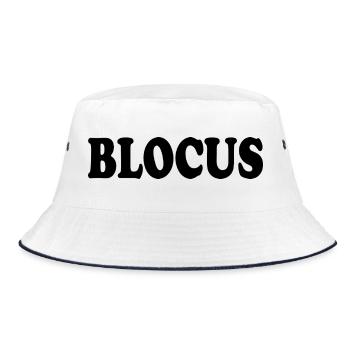 Blockade - Bucket Hat - Weiß/Navy - Vorne