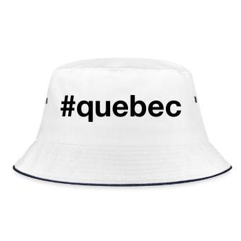 QUÉBEC Canada Kanada Mot-clic - Bob - blanc/marine - Devant