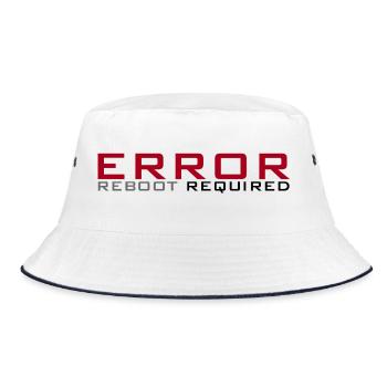 Error: Reboot required - Bucket Hat - white/navy - Front