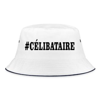 celibataire - Bob - blanc/marine - Devant