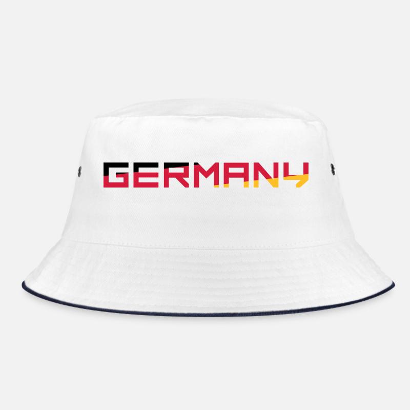Team Germany Germany Colors Black Red Gold G Bucket Hat