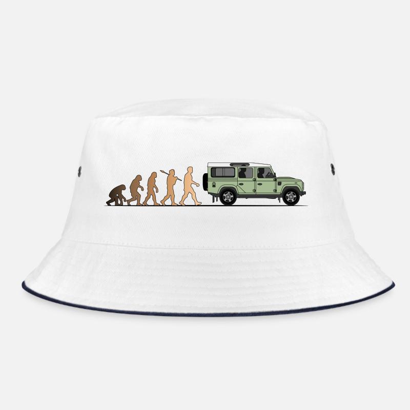Defender Evolution 110 Farbe - Bucket Hat - Weiß/Navy