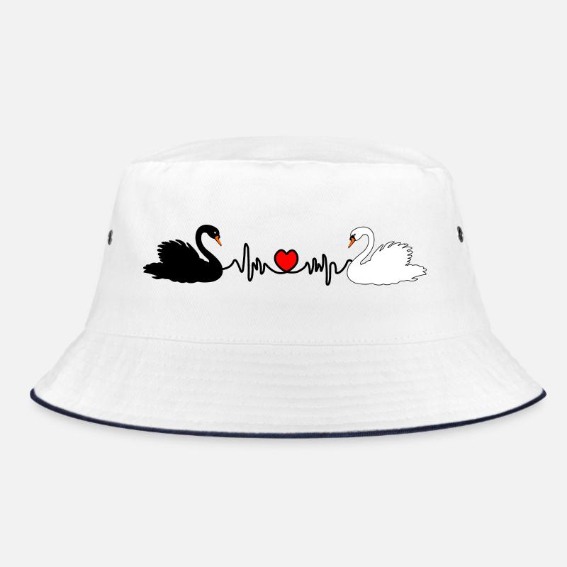 Ich liebe meine Hochzeit Herzfrequenz Cardio Bucket Hat