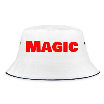 Magic - Bucket Hat - Weiß/Navy - Vorne