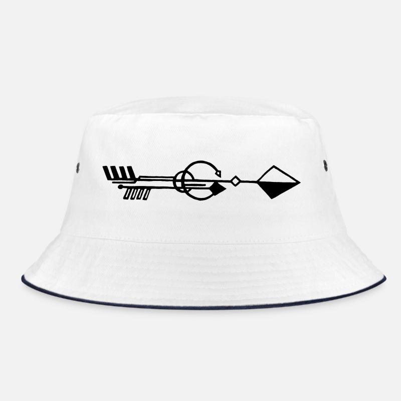 Seltsamer schwarzer Pfeil Bucket Hat
