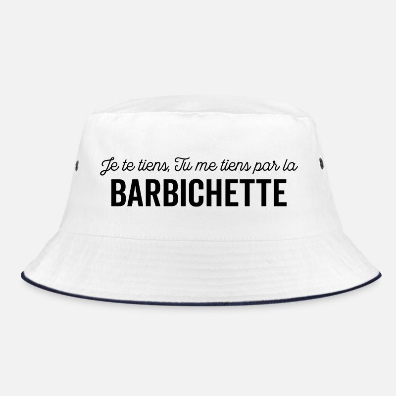 Ich habe dich, du hast mich am Spitzbart Bucket Hat