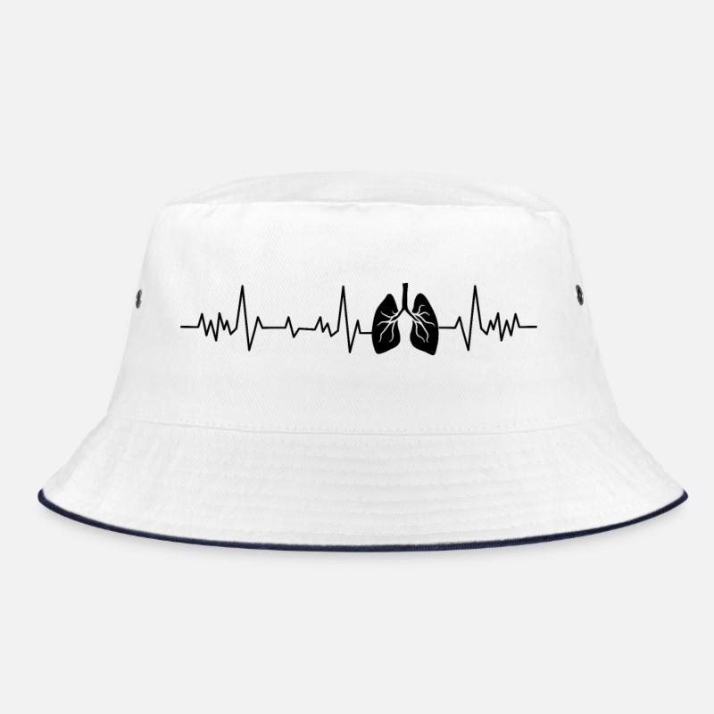 Heartbeat, lungs Bucket Hat