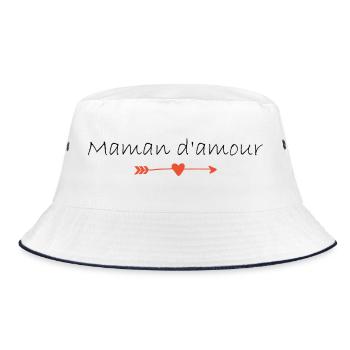 Maman d'amour - Bob - blanc/marine - Devant