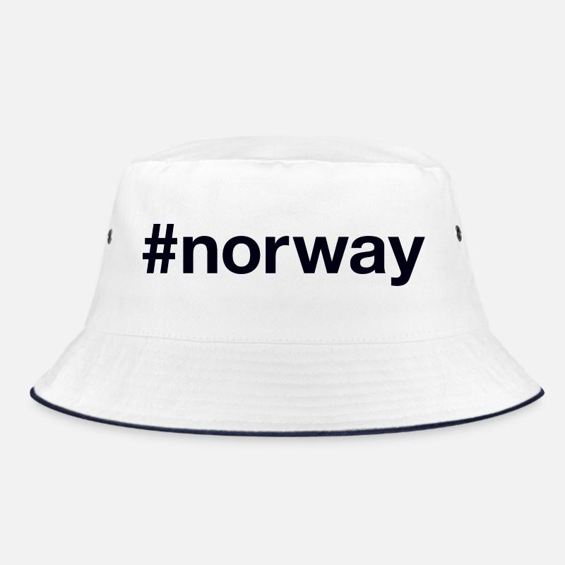 NORWAY Hashtag Norwegen Bucket Hat