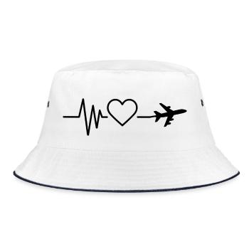 Journey - Bucket Hat - white/navy - Front