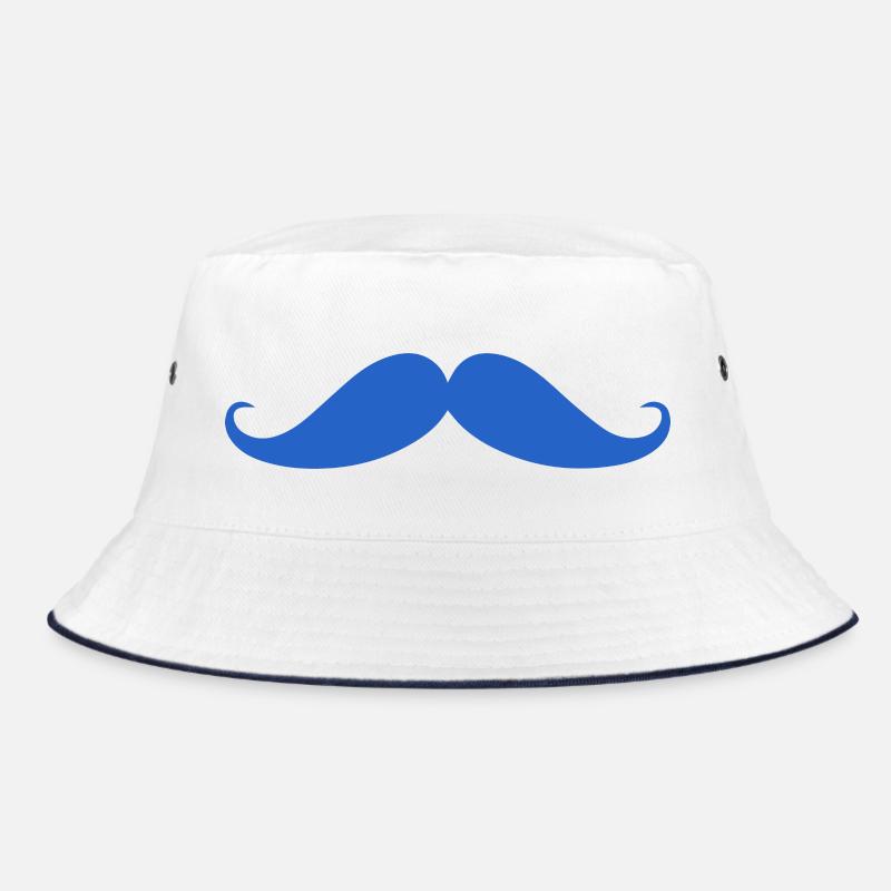 Prostatakrebs Bewusstsein Schnurrbart Bucket Hat