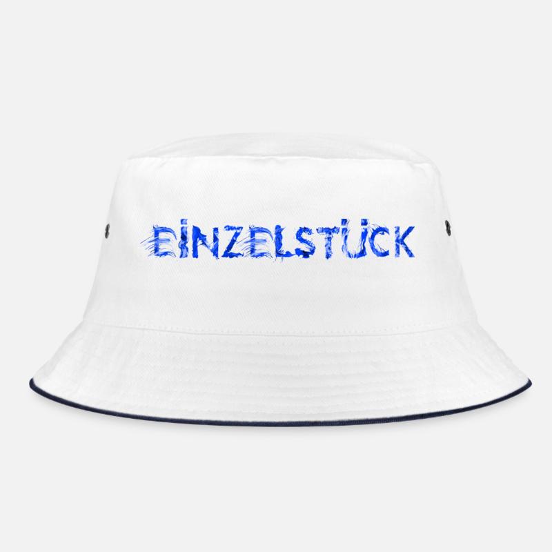 Einzelstück blau Bucket Hat